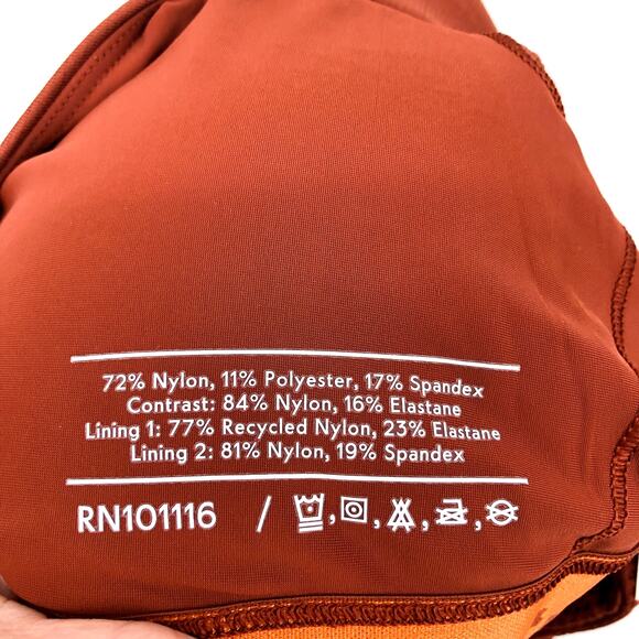 OUTDOOR VOICES Women's Doing Things Bra XXS Saddle Brown Red Racerback NWT - Picture 8 of 9